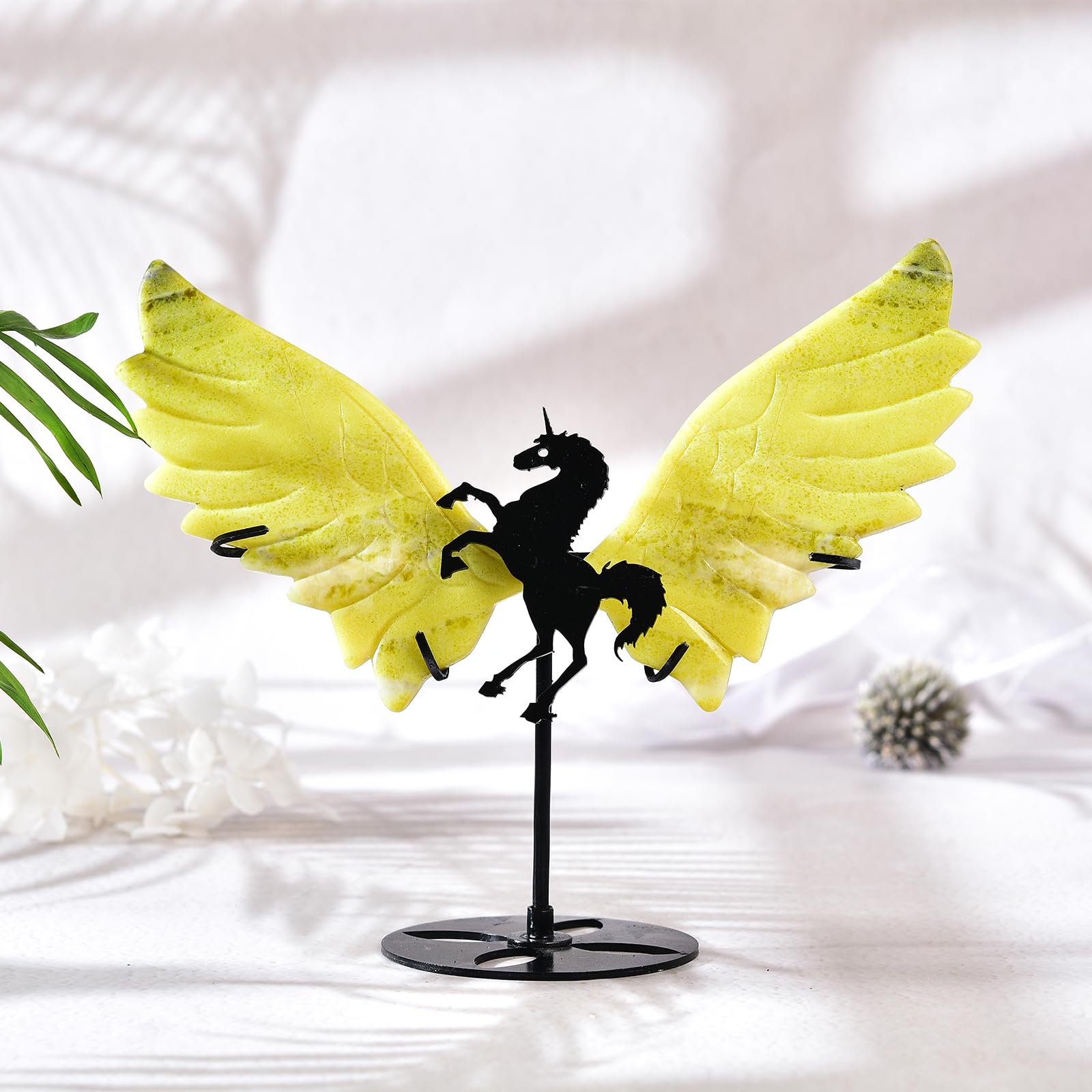 JIC Gem energy-balancing wings invite calm and vibes.