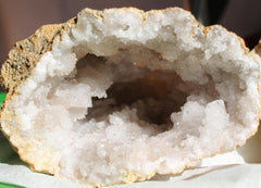 JIC Gem geode closeup edges highlight rugged charm and sparkle