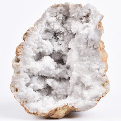 JIC Gem large geode exterior shows natural texture for display