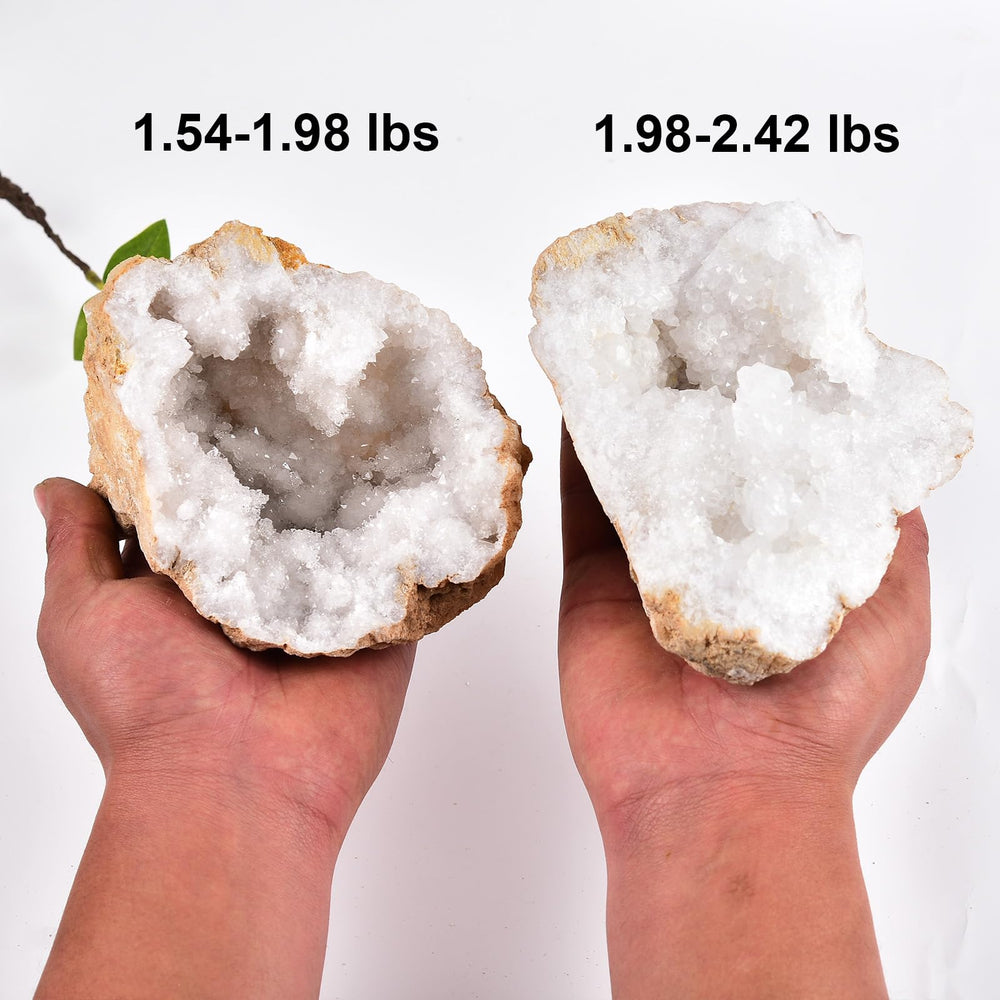 JIC Gem geode ornament enhances shelf with natural charm