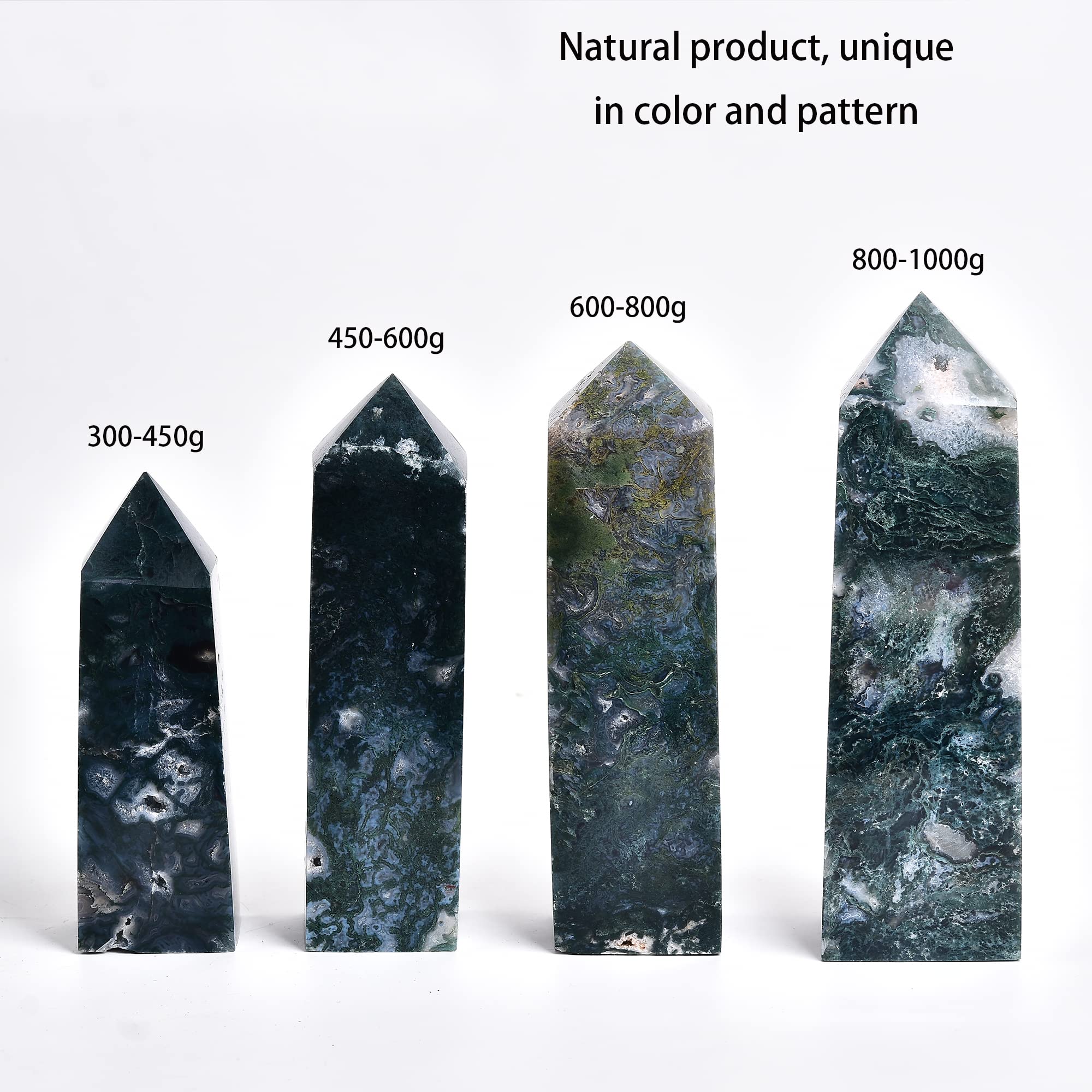 JIC Gem Healing Crystal Wand polished point for focused energy work.