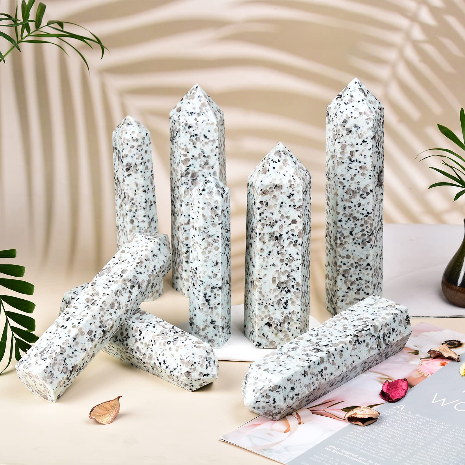 JIC Gem home altar wand adds ambient energy to yoga and therapy spaces.