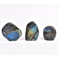 JIC Gem Labradorite stress-relief stone for calm ambiance and mindful breaks.