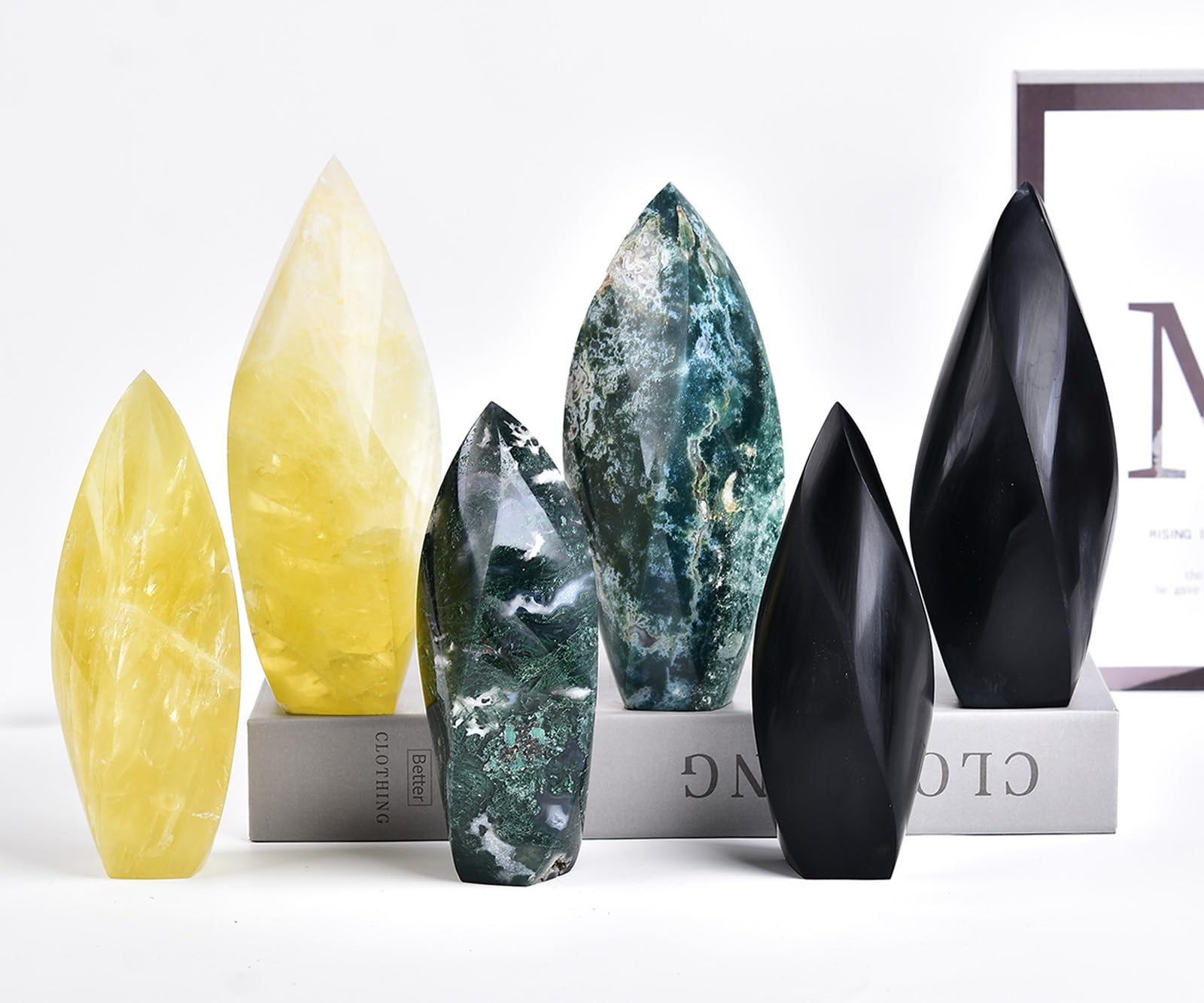 JIC Gem Lemon Quartz Tower packaged with care