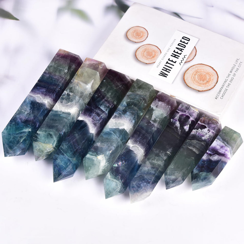 JIC Gem meditation crystal wand enhances calm during practice