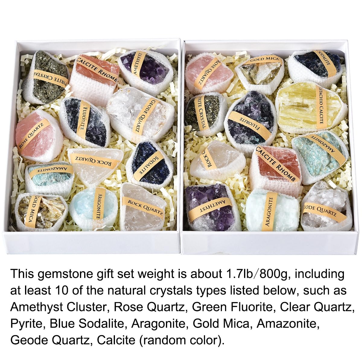 JIC Gem Mix blue sodalite crystal showcases vivid color and display.
