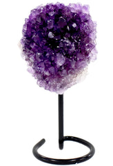 JIC Gem natural amethyst crystal altar piece for meditation spaces