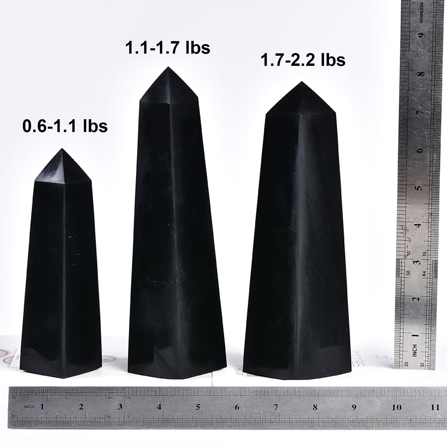 JIC Gem natural obsidian features unique inclusions and natural variations.