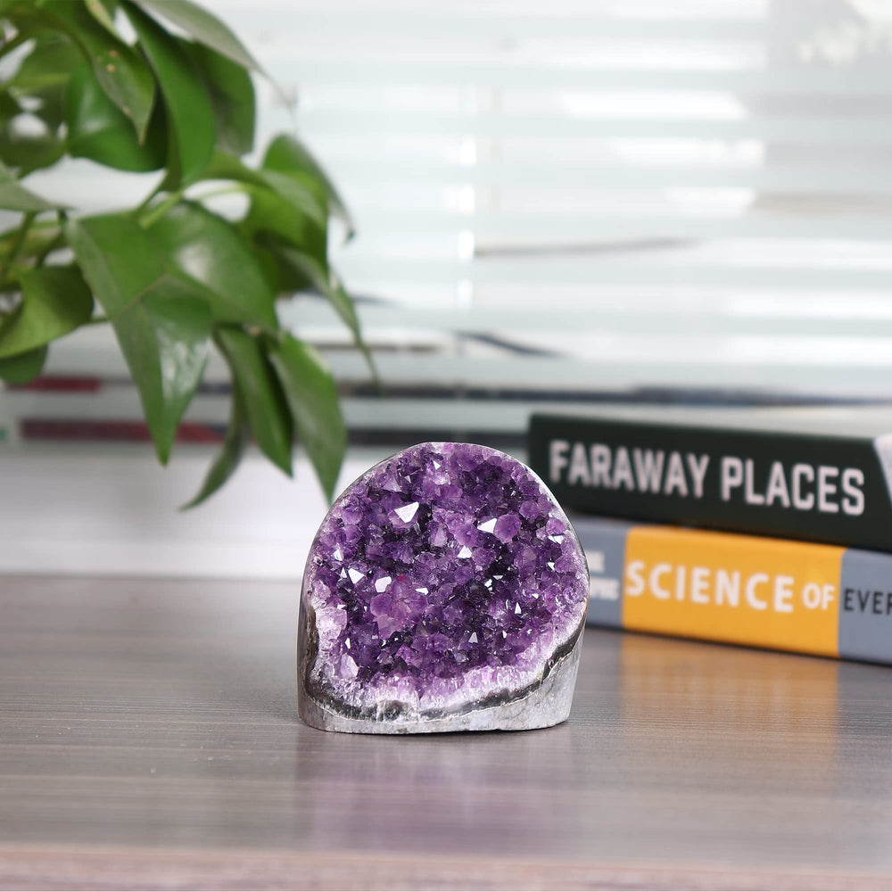 JIC Gem palm pocket amethyst compact travel companion