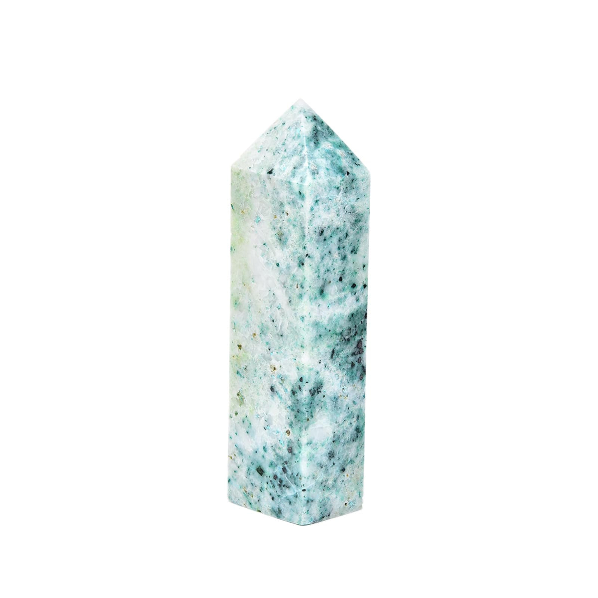 JIC Gem Phoenix Pine obelisk wand for meditation focus
