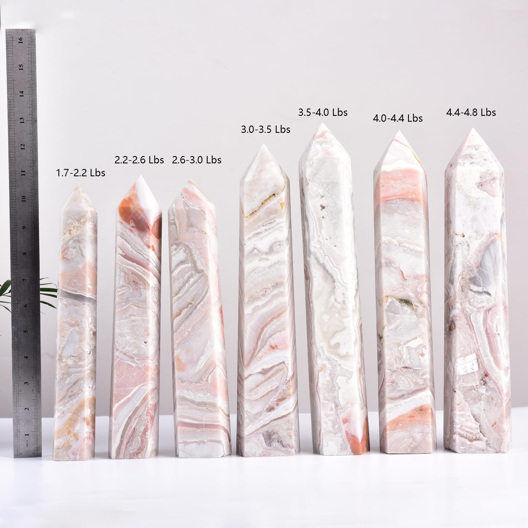 JIC Gem pink agate decor gift combines beauty with symbolic stability