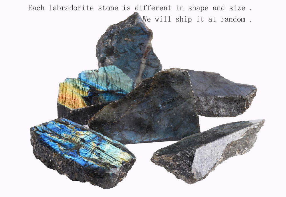 JIC Gem polished one side rough on the other Labradorite texture adds tactile interest.