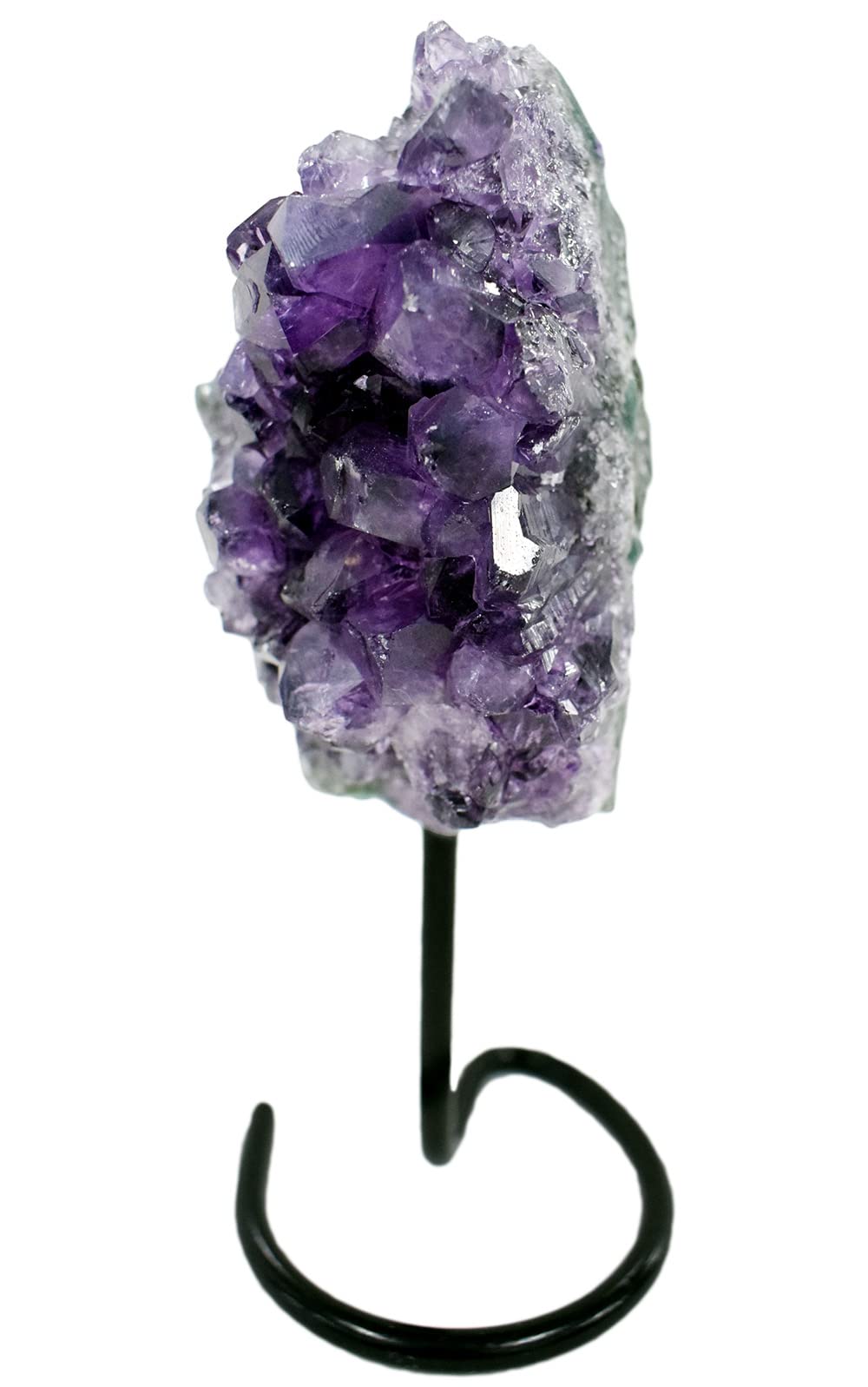 JIC Gem purple amethyst geode decor adds a vibrant focal point