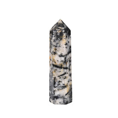 JIC Gem quartz wand with six facets highlighting craftsmanship for meditation and Reiki setups