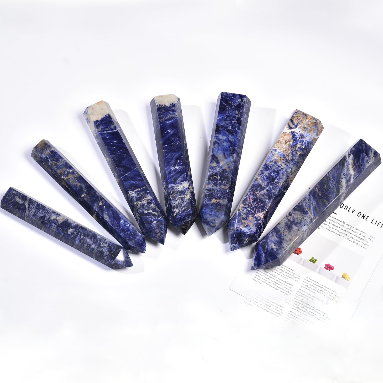 JIC Gem Reiki and meditation crystal tower aids concentration and calm.
