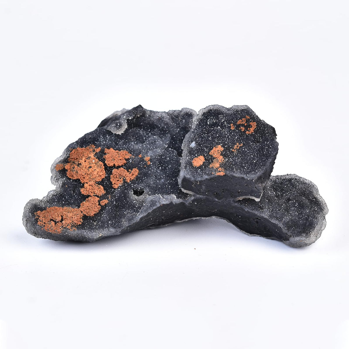 JIC Gem sphalerite cluster front view for grounding energy and serene decor.