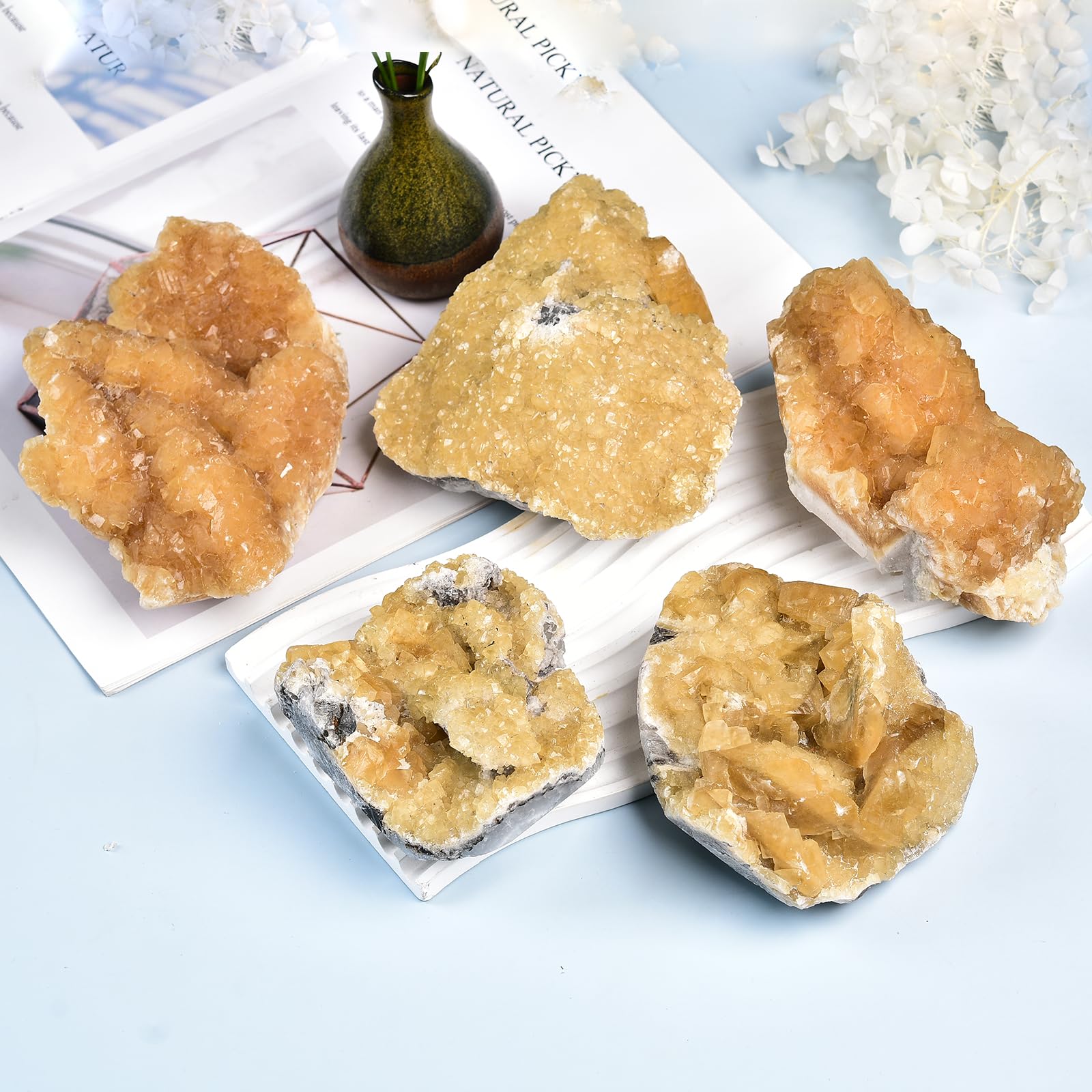 JIC Gem close-up glittering druse stones for jewelry-making or craft accents