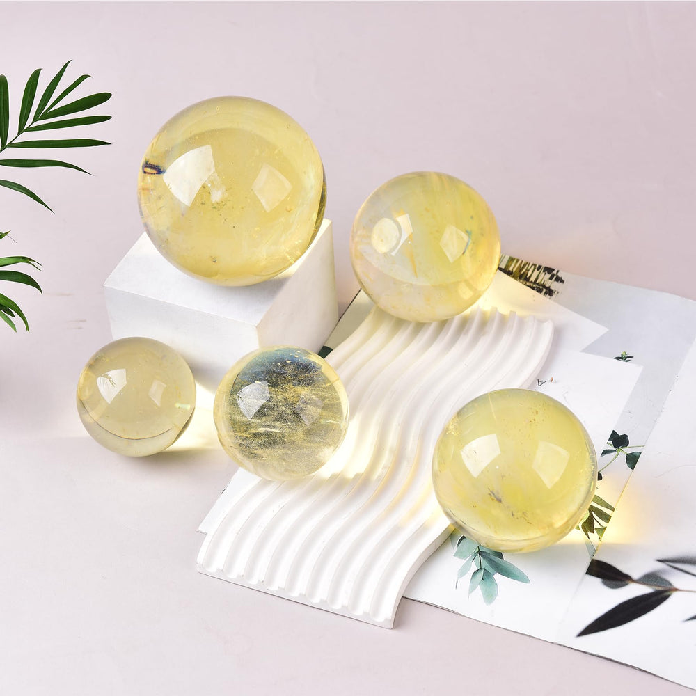 JIC Gem decorative quartz ball suited for feng shui and gifts