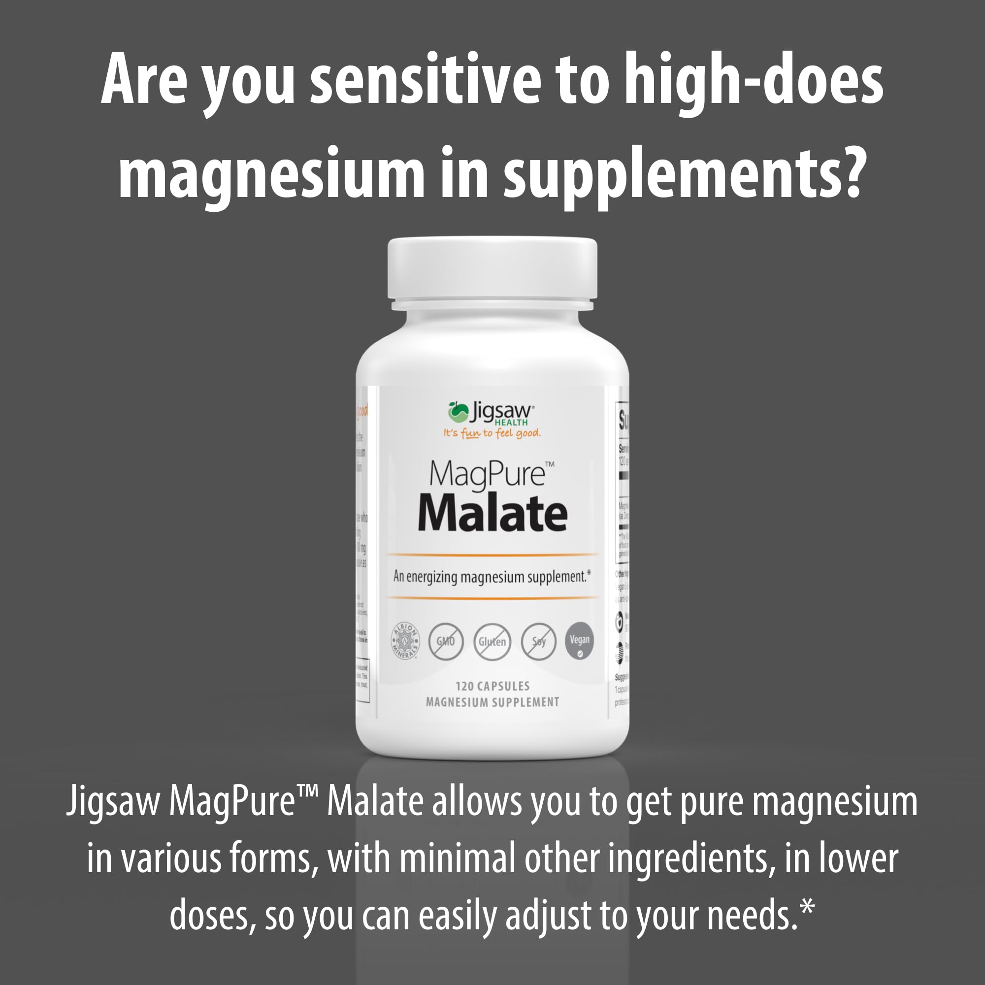 MagPure Malate packaging displayed on a store shelf for convenient purchase.