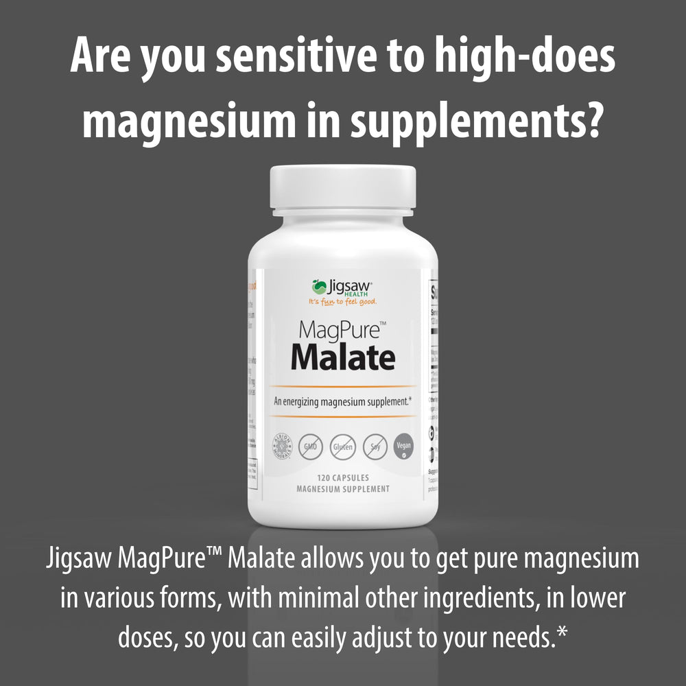 MagPure Malate packaging displayed on a store shelf for convenient purchase.