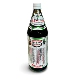Jigsimur health drink label closeup highlighting natural ingredients and immunity-supporting potential.