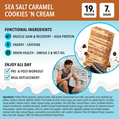 JIMMYBAR Sea Salt Caramel bar energy boost close-up
