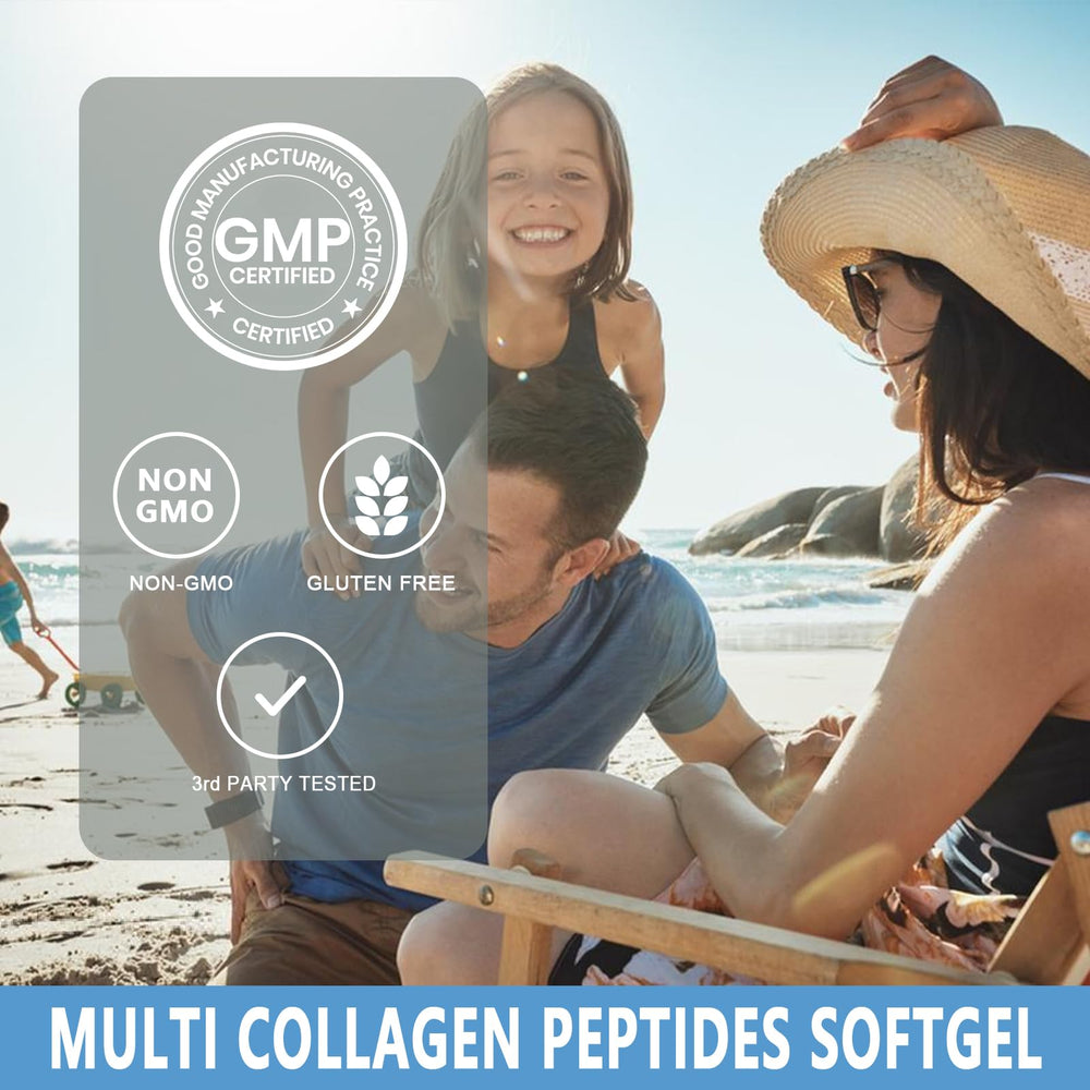 JINGYAT Collagen Softgels bottle showing digestion and gut health support