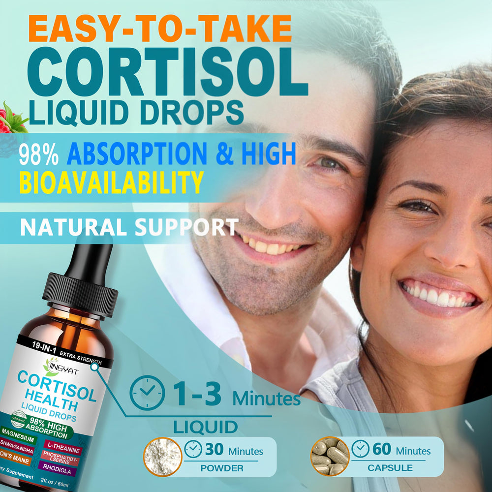 JINGYAT Cortisol Drops for Women ashwagandha herbs suggesting stress resilience