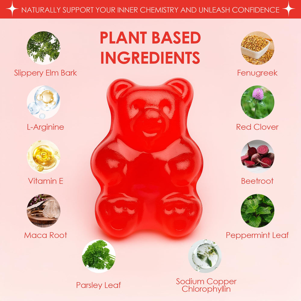 JINMAO Pheromone Gummies strawberry flavor ready for daily use.