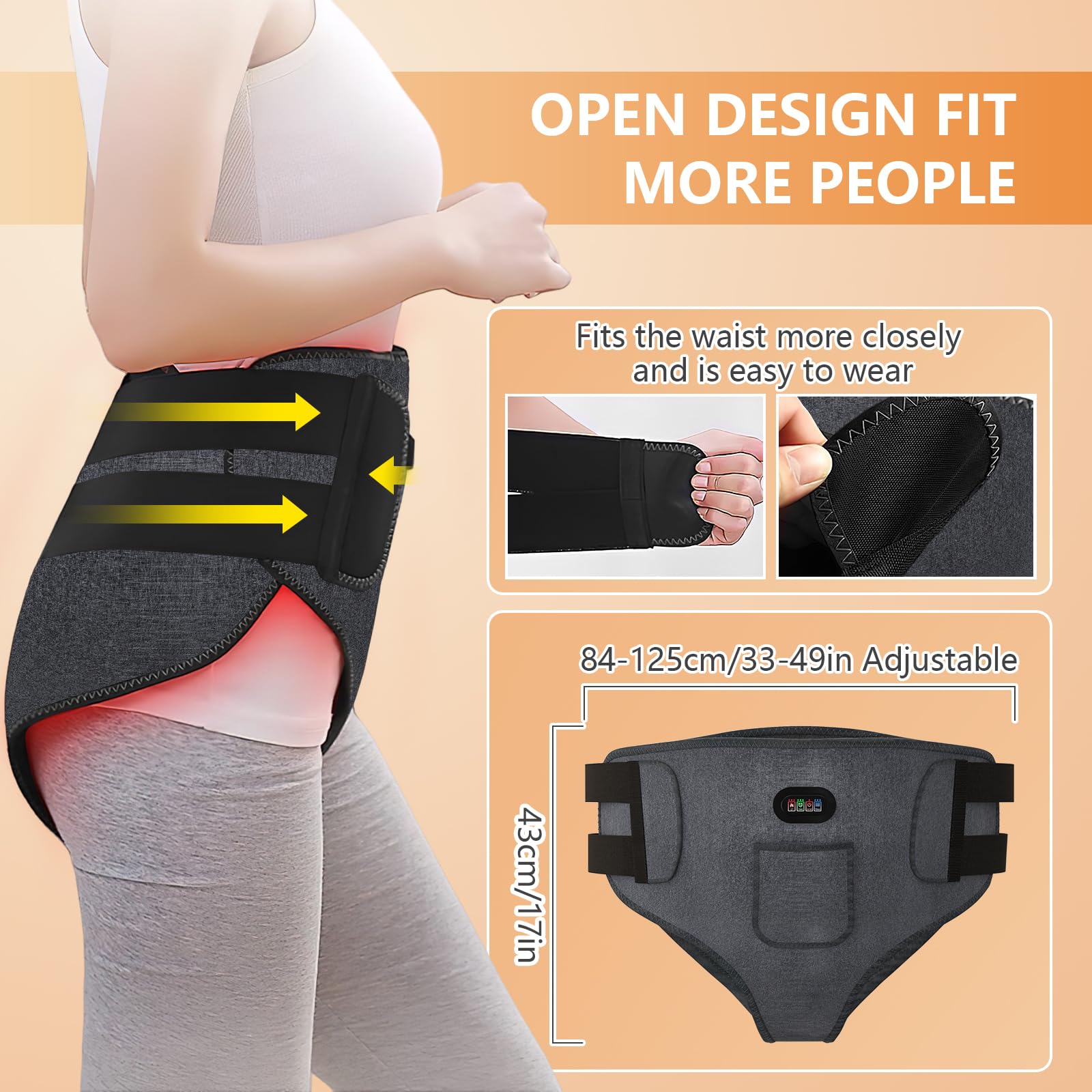 Jitesy pants detachable pocket stores a power bank for convenience.