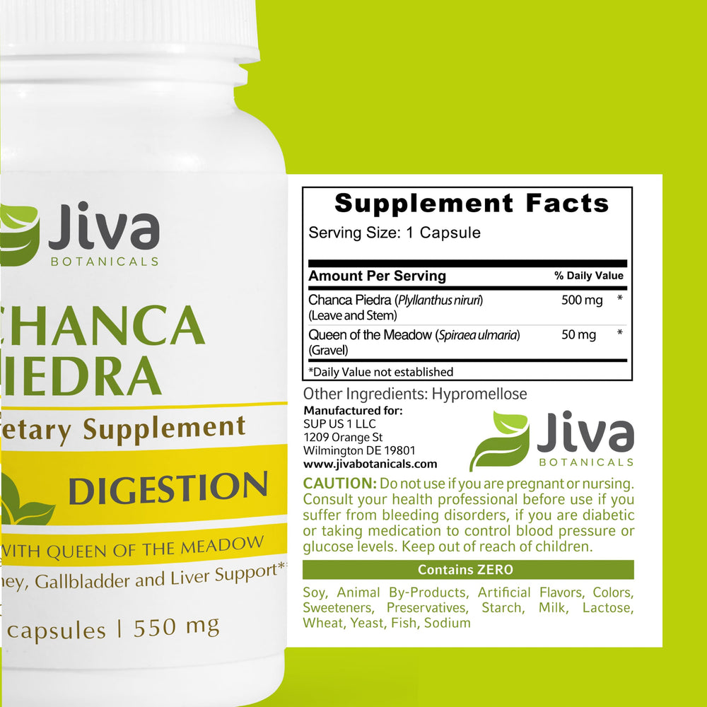 Jiva Botanicals bottle pours capsules for a convenient daily routine