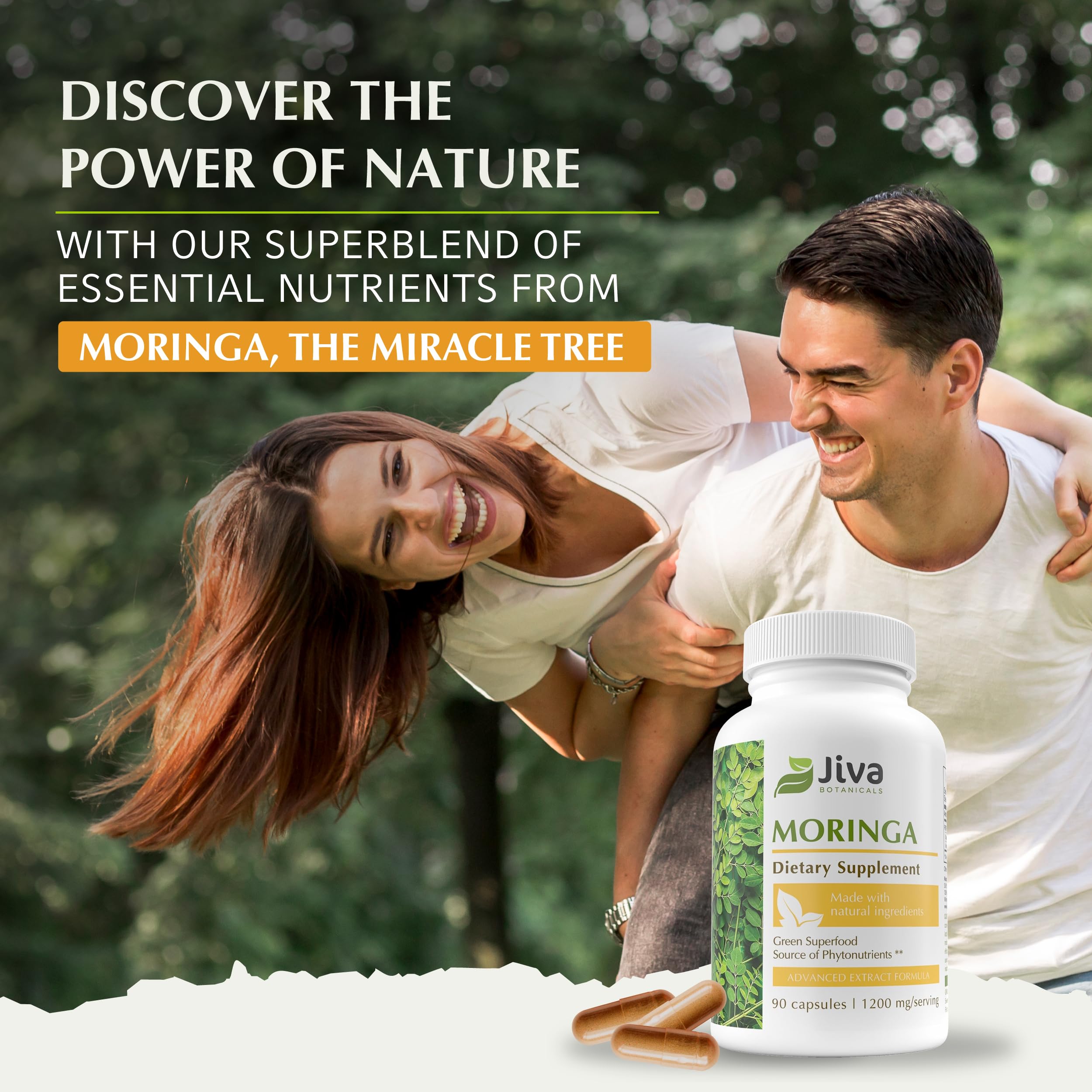 Jiva Botanicals two-capsule daily dose – easy-to-swallow format