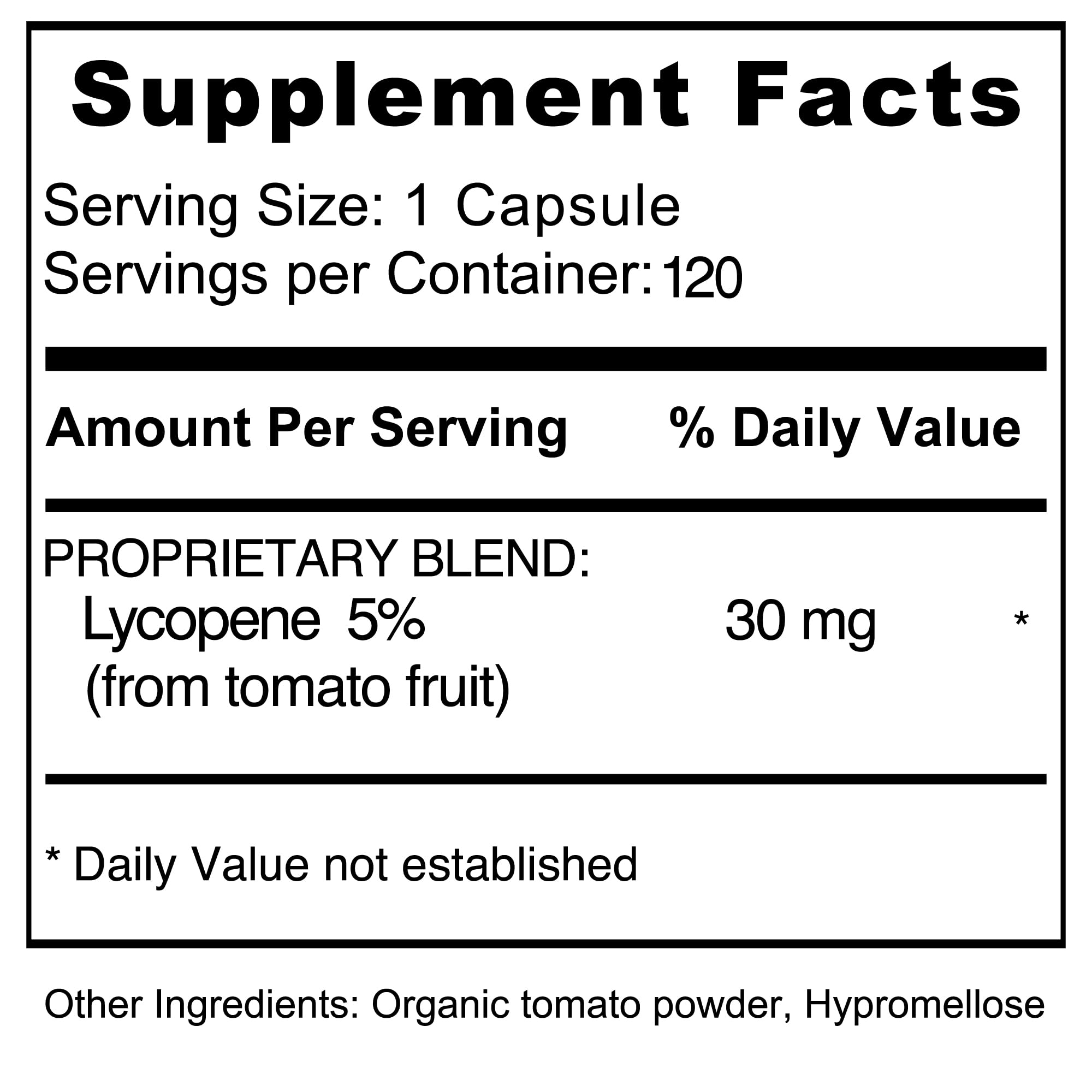Jiva Botanicals Lycopene USA-made facility implying quality manufacturing standards.