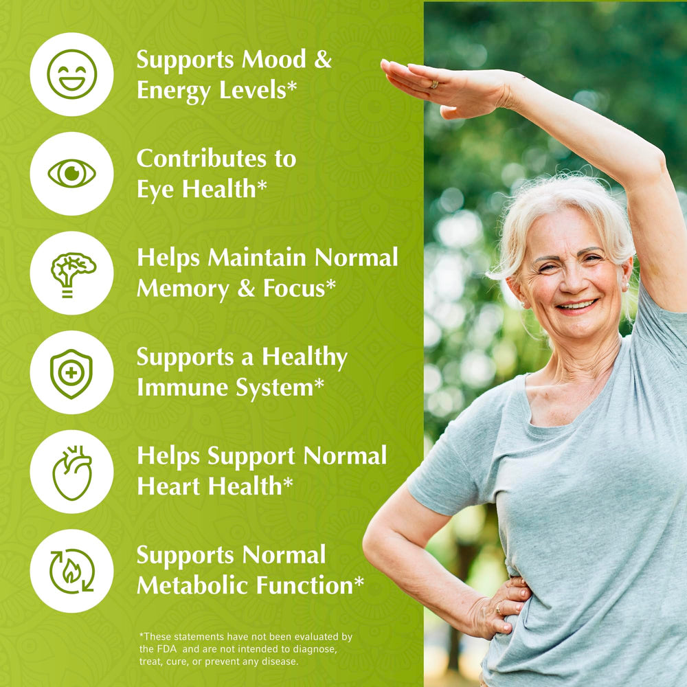 Saffron capsules being poured into daily routine for mood support