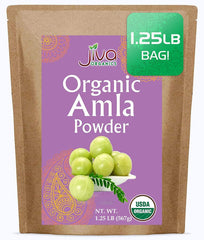 Jiva Organics amla powder bulk bag ready for smoothies and daily supplements