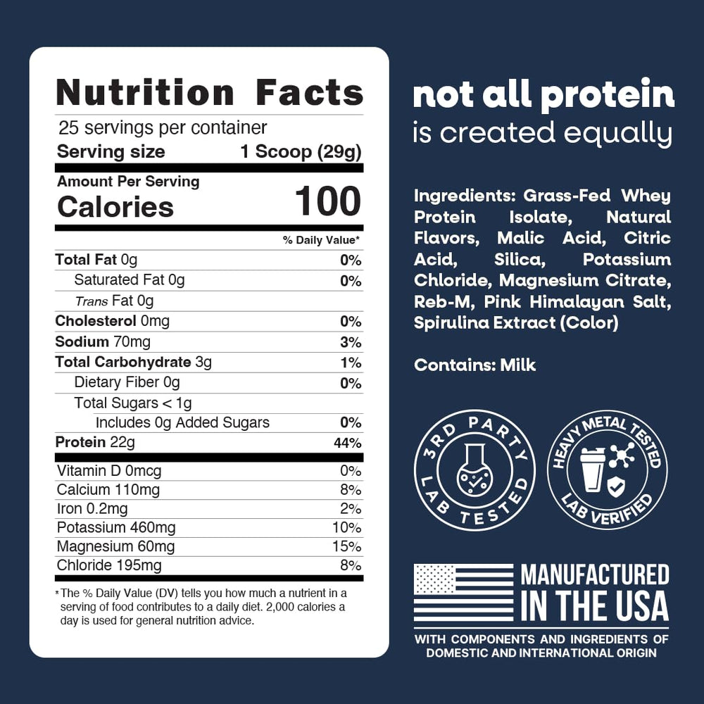 Jive Clear Protein whey isolate closeup emphasizes clean ingredients