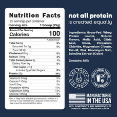 Jive Clear Protein whey isolate closeup emphasizes clean ingredients