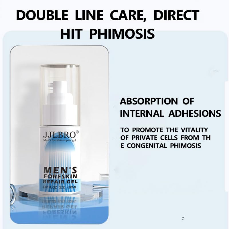 JJLBRO Foreskin Repair Gel on skin delivering soothing comfort