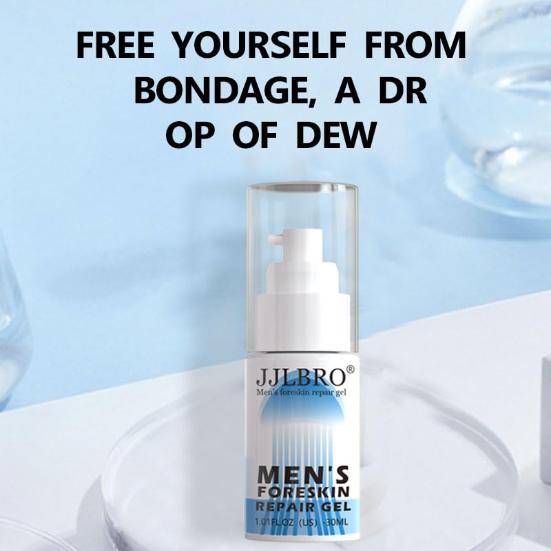 JJLBRO Foreskin Repair Gel pump dispenser demonstrates easy daily use