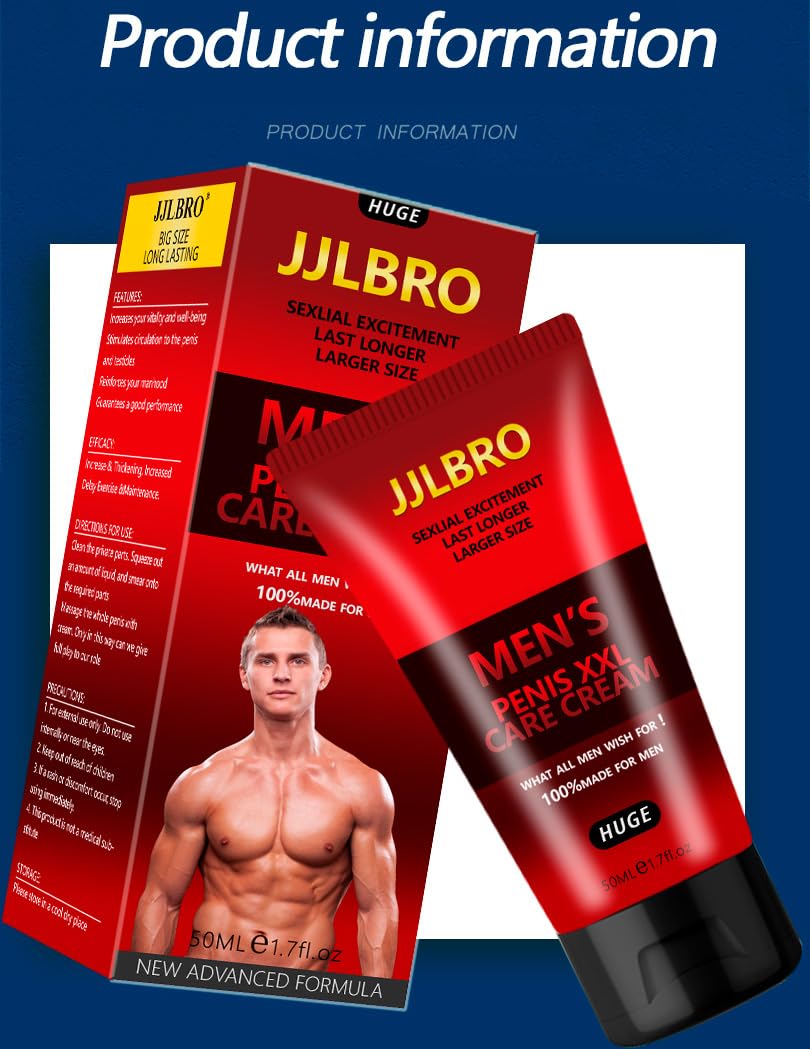 JJLBRO cream label close-up confirms skin-friendly ingredients