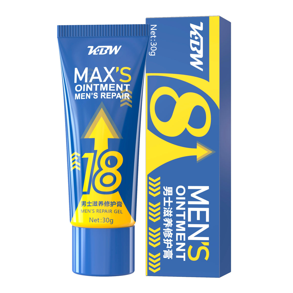 JJLBRO men's ointment XXL bottle shows improved circulation with daily use.