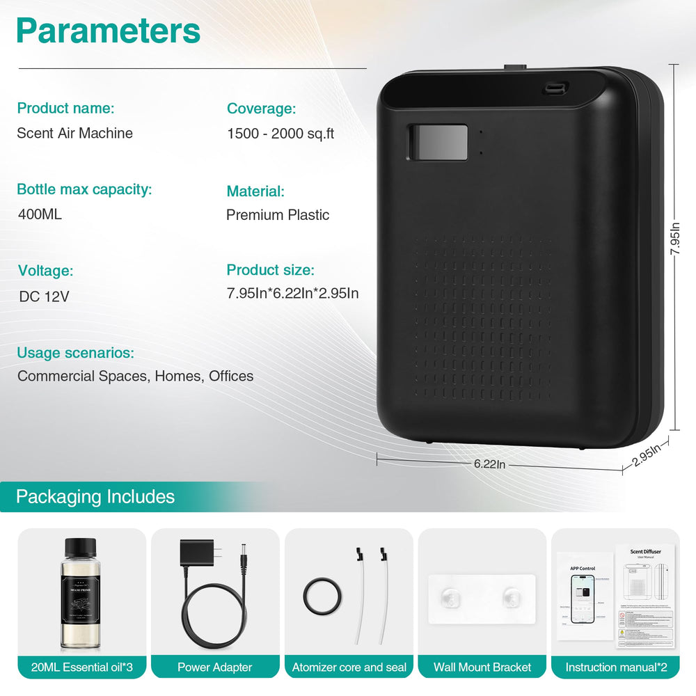 JM-X2 Pro ready-to-use starter kit includes 100ml oil for immediate fragrance
