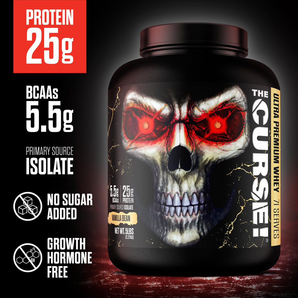 Scene of The Curse BCAAs per serving for workout recovery potential