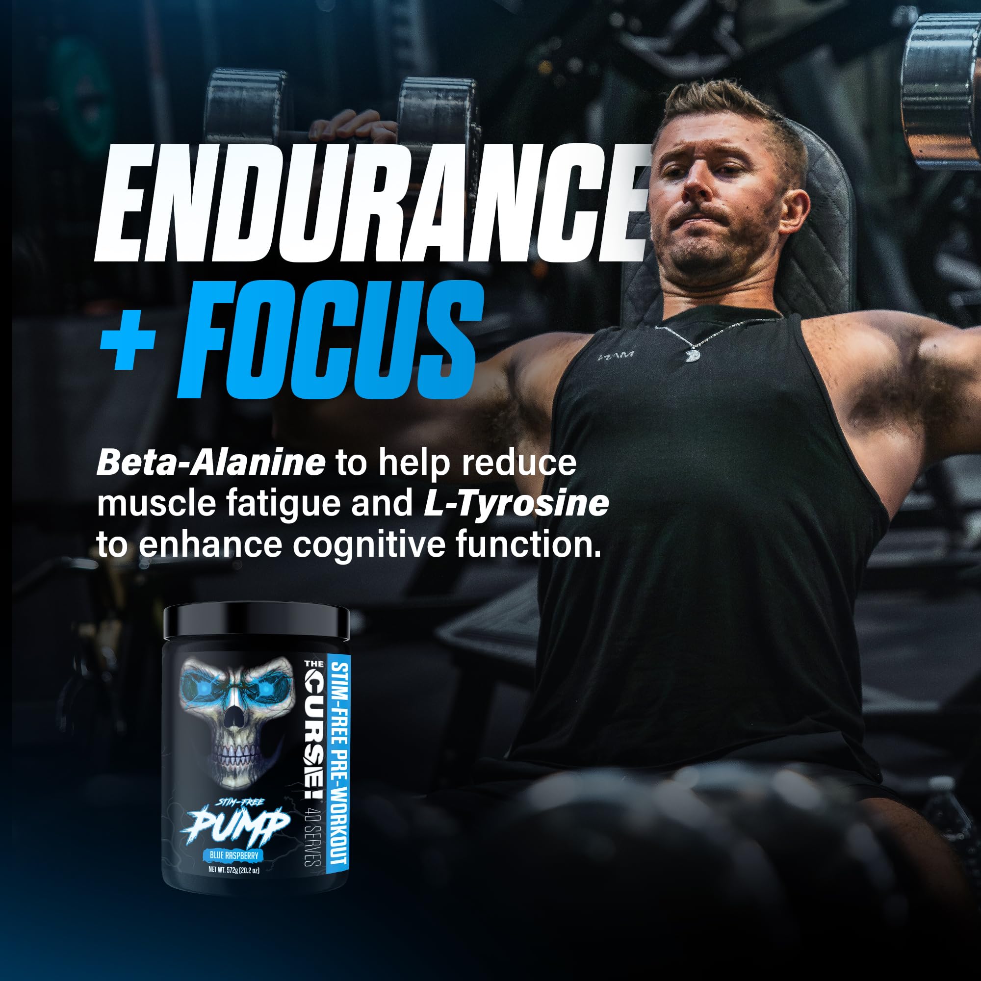 JNX Sports The Curse! Pump L-Citrulline showcases nitric oxide support for stronger pumps