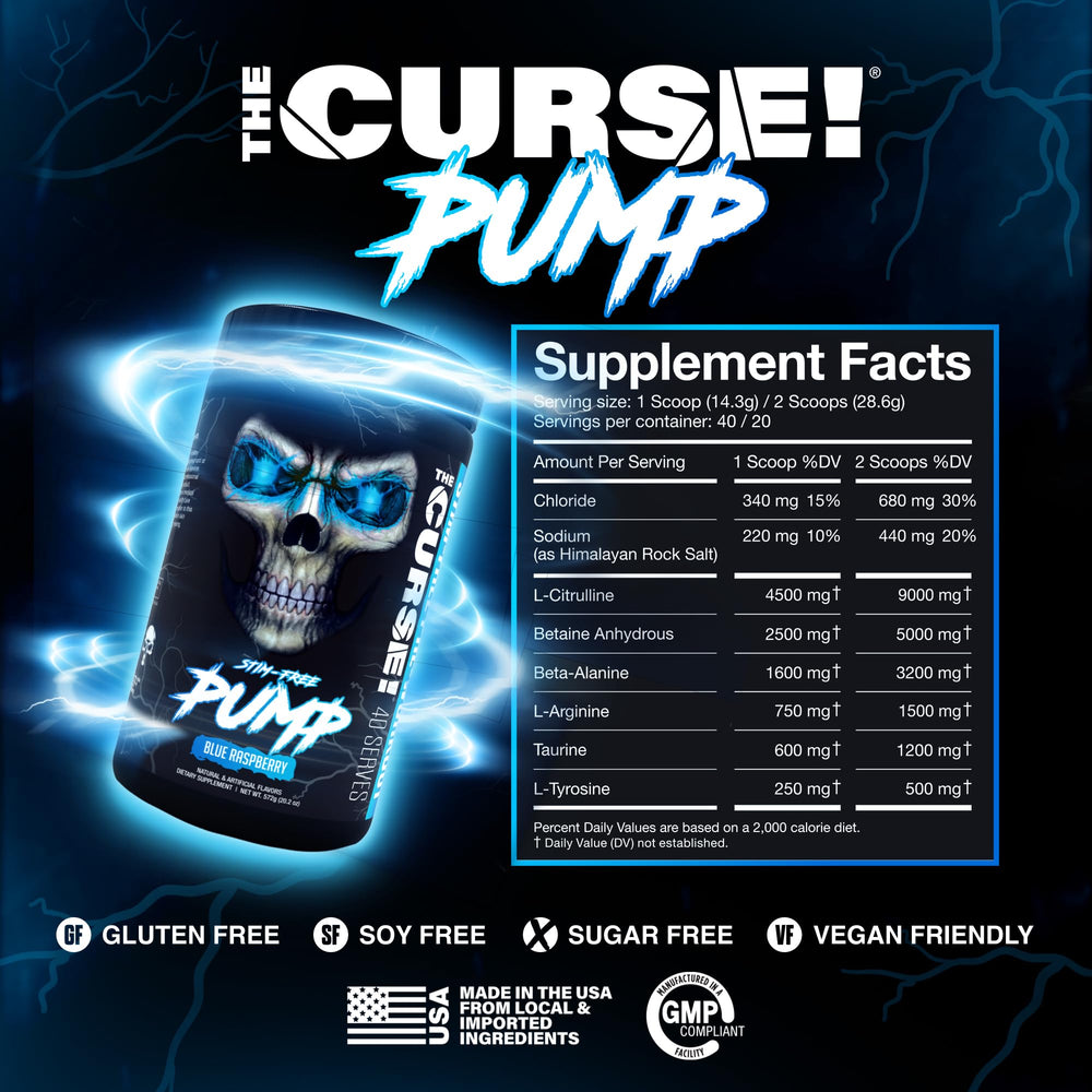 JNX Sports The Curse! Pump serving scoop emphasizes precise dosing for consistent performance
