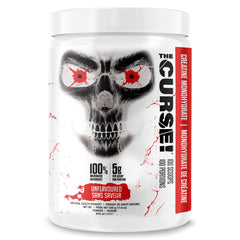JNX SPORTS The Curse Creatine Powder jar ready for training sessions