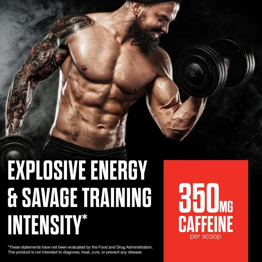 JNX SPORTS The Shadow ingredient panel near label emphasizes caffeine and amino acids.