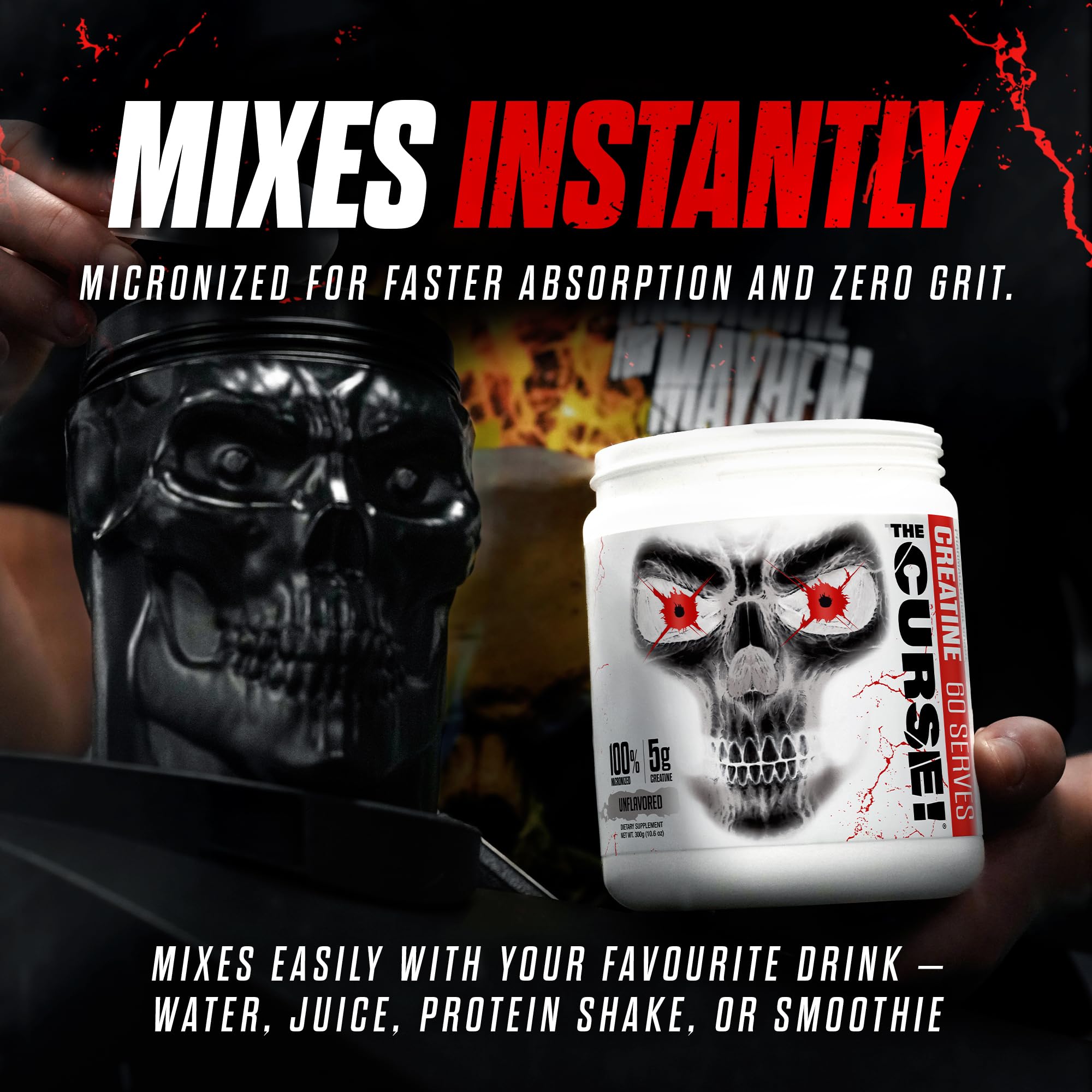 JNX SPORTS Third party tested label on creatine supplement
