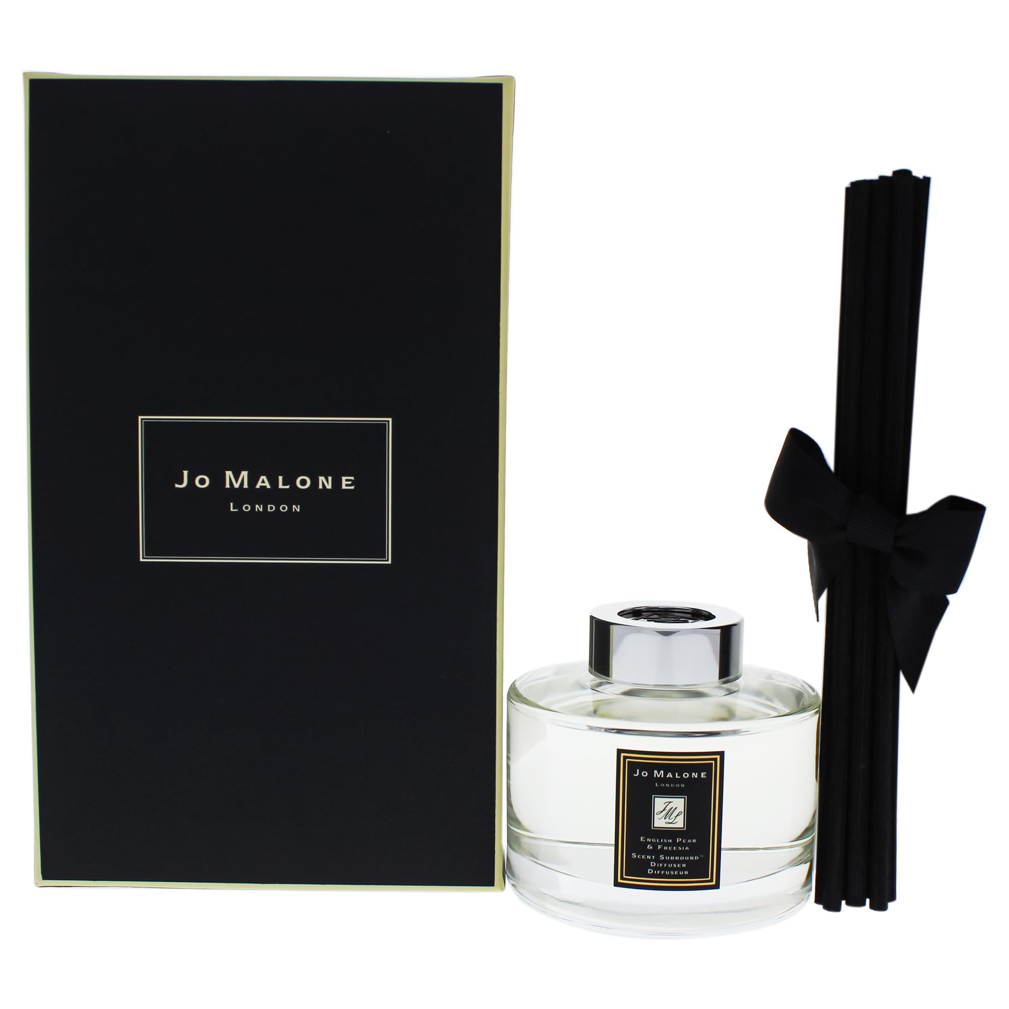 Jo Malone English Pear and Freesia diffuser bottle delivers a refined scent for living spaces