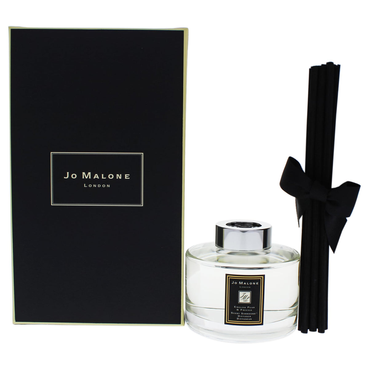 Jo Malone English Pear and Freesia diffuser bottle delivers a refined scent for living spaces